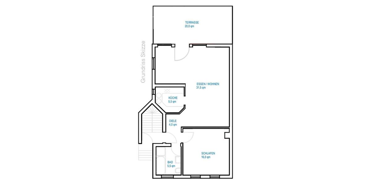 Erdgeschoßwohnung Waldsee - 2 Zimmer, 73 m&sup2;, 198.000&euro; | Angebot:26863941