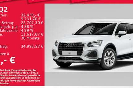 Audi Q2 6.984 km 32.439 &euro; Eching 85386