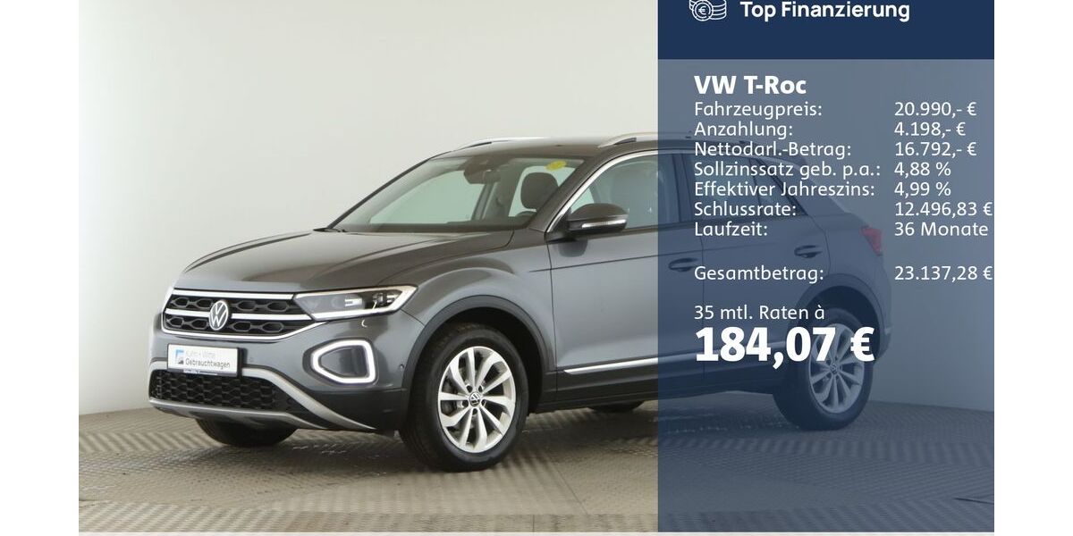 VW T-Roc 28.650 km 19.250 &euro; Jesteburg 21266