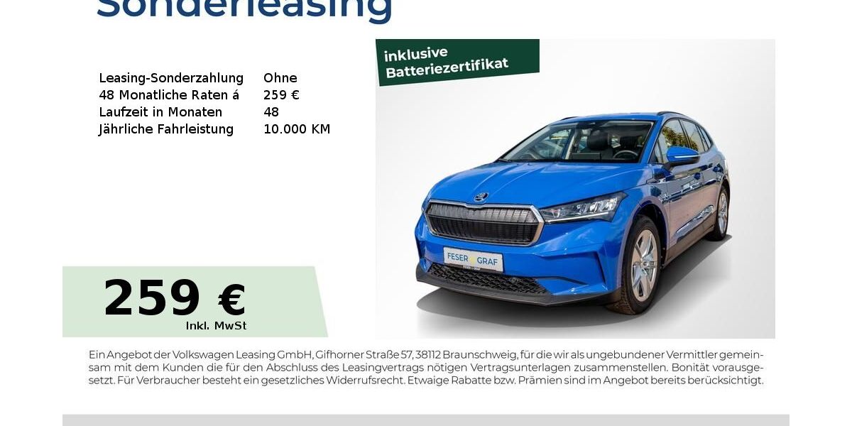 Skoda Enyaq 27.650 km 22.580 &euro; Magdeburg 39118