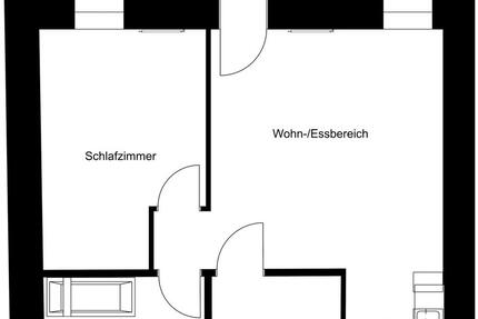 Wohnung Villingen-Schwenningen Schwenningen - 2 Zimmer, 51 m&sup2;, 640&euro; | Angebot:26341208