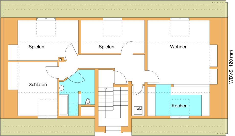 4 Raum DG Wohnung in Spremberger Vorstadt zu vermieten 4 zimmer