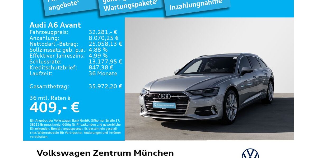 Audi A6 89.348 km 32.281 &euro; München 80687