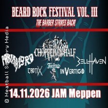 Beard Rock Festival Vol. III 14.11.2026 JAM - Jugend- und Kulturzentrum