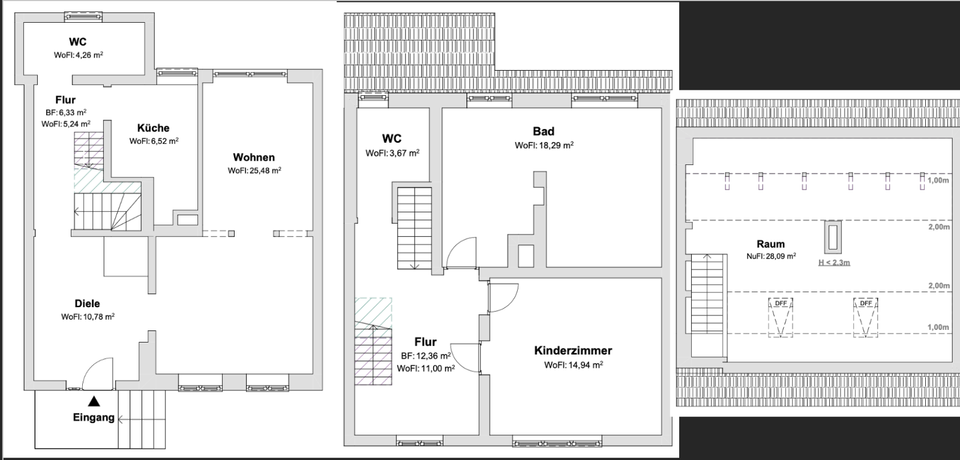 Reihenhaus Laage - 3 Zimmer, 120 m&sup2;, 350.000&euro; | Angebot:25157884
