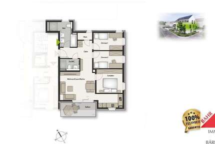 Wohnung Gärtringen - 4 Zimmer, 93 m&sup2;, 669.000&euro; | Angebot:25065205