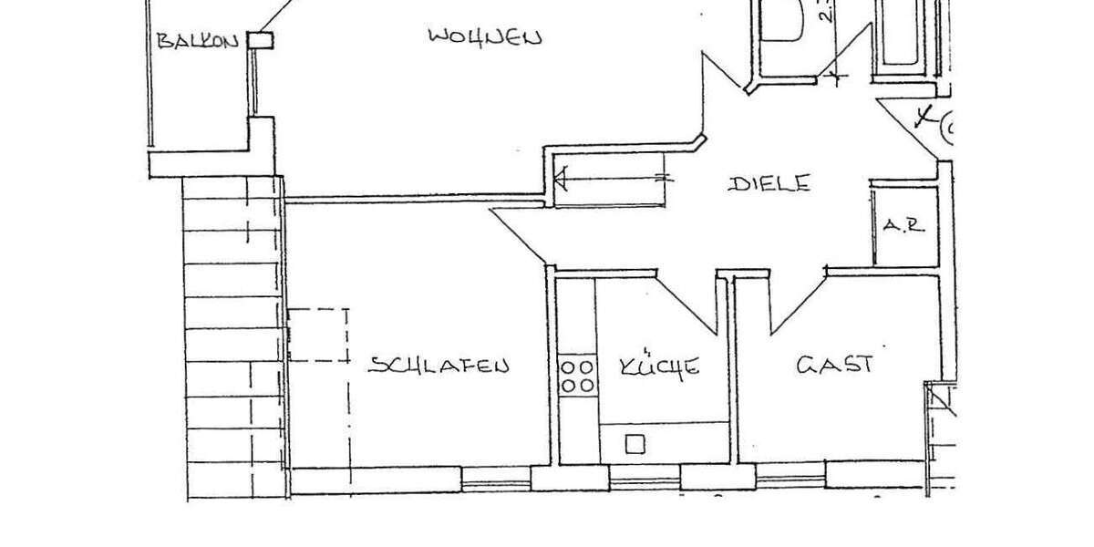 Etagenwohnung Fredenbeck Groß Fredenbeck - 4 Zimmer, 111 m&sup2;, 210.000&euro; | Angebot:25159369