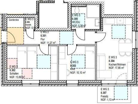 Etagenwohnung Lotte Büren - 3 Zimmer, 61 m&sup2;, 854&euro; | Angebot:25768791