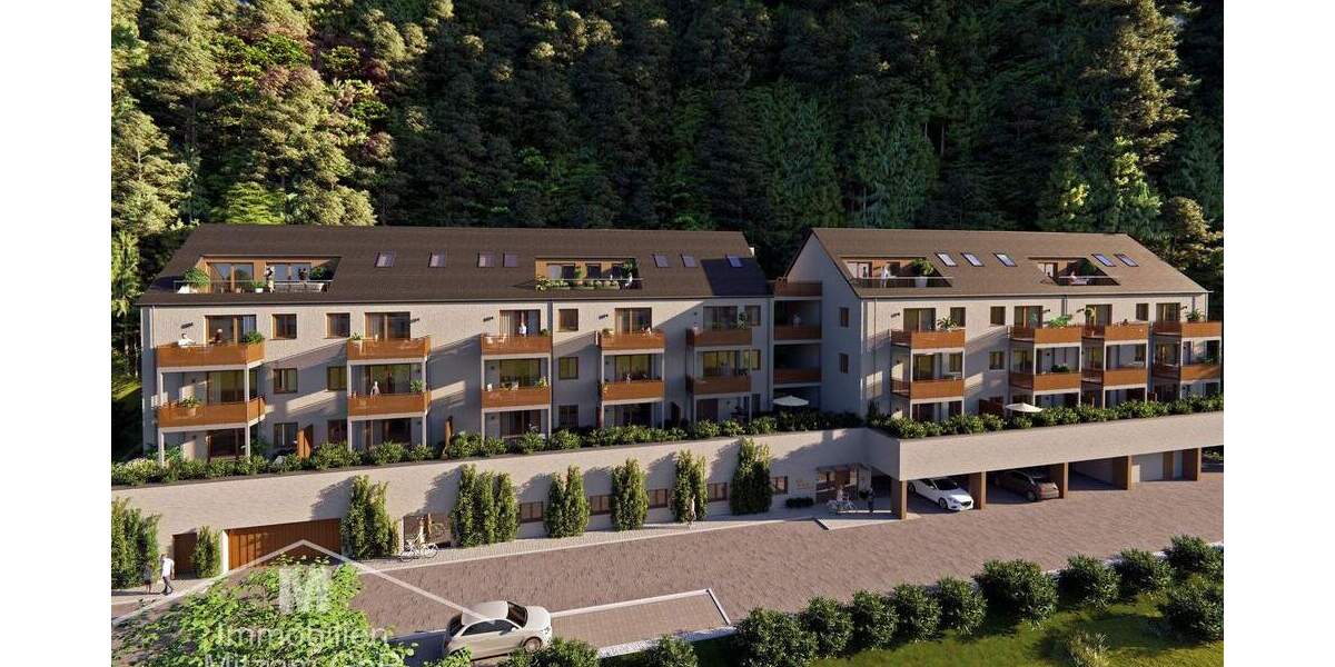 Arzbergdomizil: Neubau 2-Zimmer-Obergeschoss-Wohnung mit Aufzug u. TG in Waldrandlage (provisonsfrei) 3 zimmer