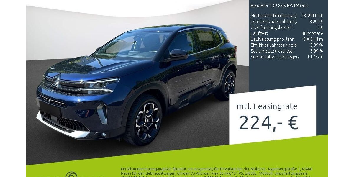 Citroen C5 Aircross 33.540 km 23.990 &euro; Borken 46325