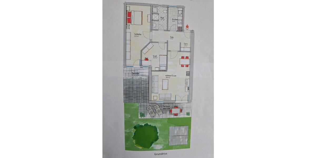 Erdgeschoßwohnung Schongau - 3 Zimmer, 90 m&sup2;, 399.000&euro; | Angebot:26624246