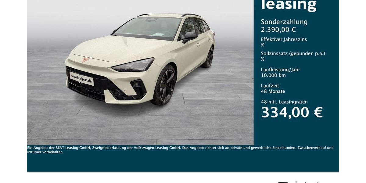 Cupra Leon 3.943 km 37.335 &euro; Dortmund 44269