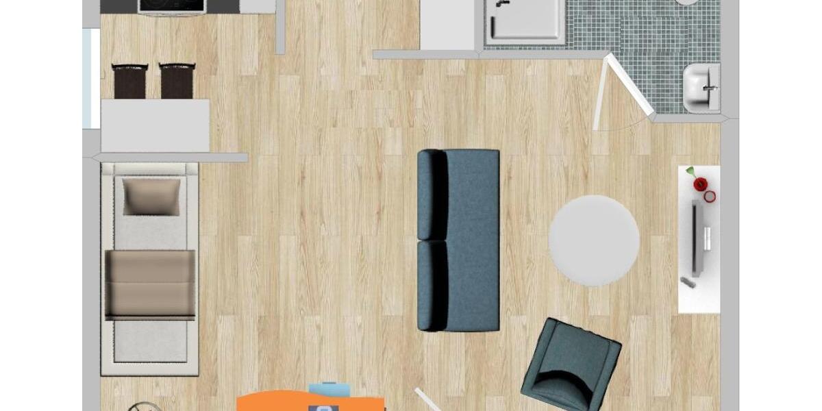 Helle 1-Zimmer-Wohnung in Fischbach - Erstbezug nach Sanierung 1 zimmer