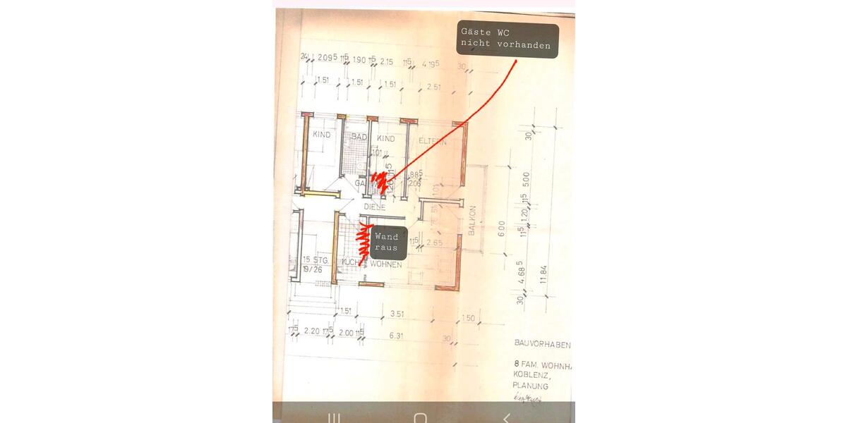 Etagenwohnung Andernach - 4 Zimmer, 104 m&sup2;, 1.190&euro; | Angebot:26342960