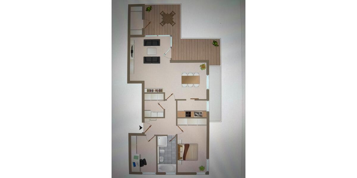 Einfamilienhaus Vechta - 3 Zimmer, 91 m&sup2;, 1.230&euro; | Angebot:25169152