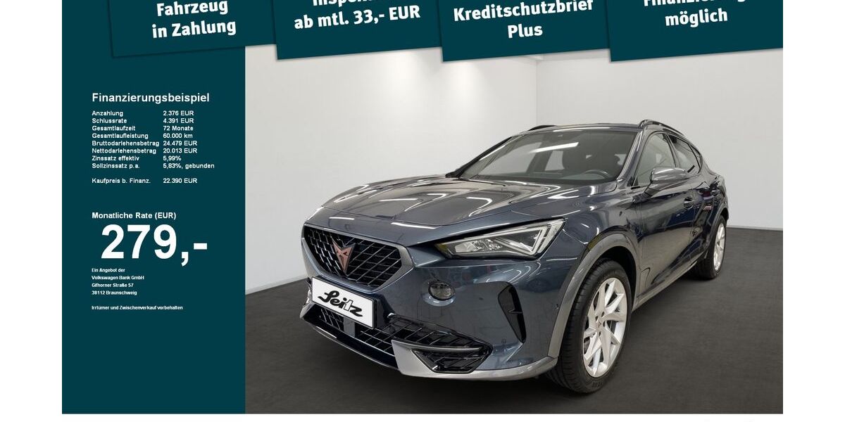Cupra Formentor 48.900 km 22.190 &euro; Kaufbeuren 87600
