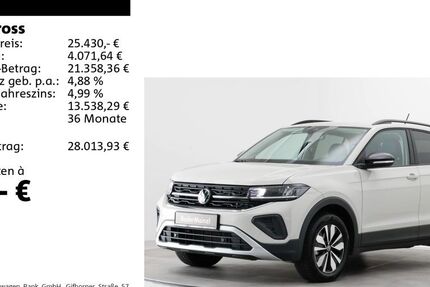 VW T-Cross 24.200 km 25.430 € Feldkirchen/Westerham 83620
