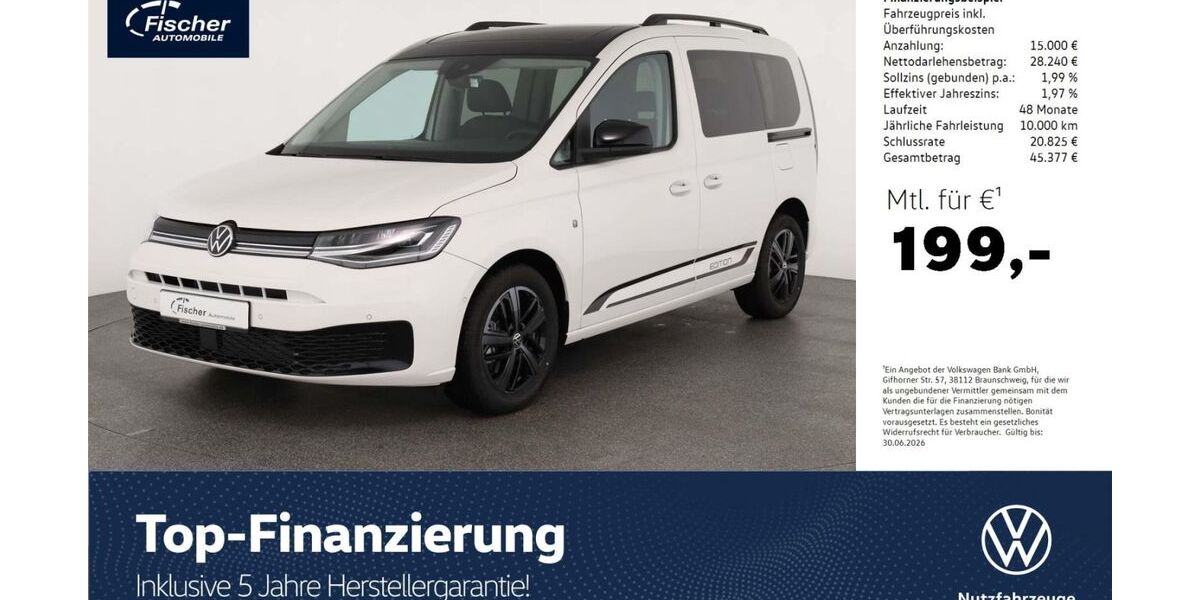 VW Caddy 9.130 km 38.480 &euro; Neumarkt 92318