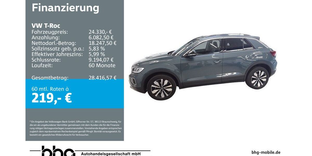 VW T-Roc 25.555 km 24.330 &euro; Albstadt 72458