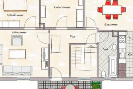 Schöne 80qm 4-Zimmer Wohnung in Haßfurt 4 zimmer