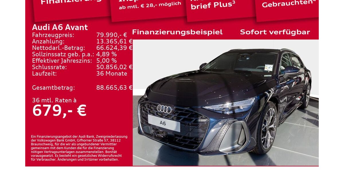 Audi A6 6.001 km 78.990 &euro; Berlin 12489