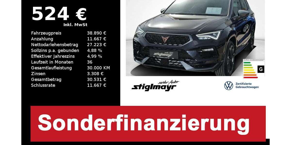 Cupra Ateca 20.104 km 38.890 &euro; Pfaffenhofen 85276