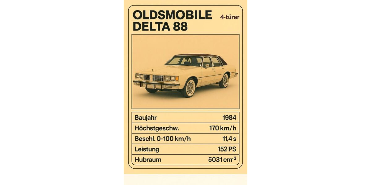 Oldsmobile Delta 88 135.000 km 14.950 &euro; Hechthausen 21755