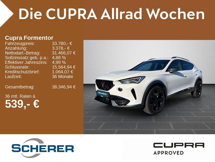 Cupra Formentor 6.982 km 33.780 € Bingen / Rhein 55411