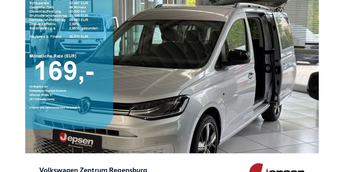 VW Caddy Maxi 1.666 km 39.970 &euro; Regensburg 93053