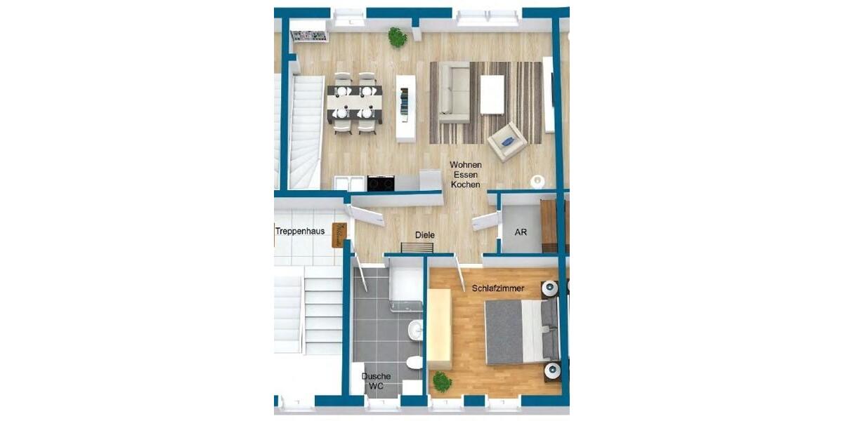 Dachgeschoßwohnung Dachau - 4 Zimmer, 116 m&sup2;, 1.904&euro; | Angebot:25387261