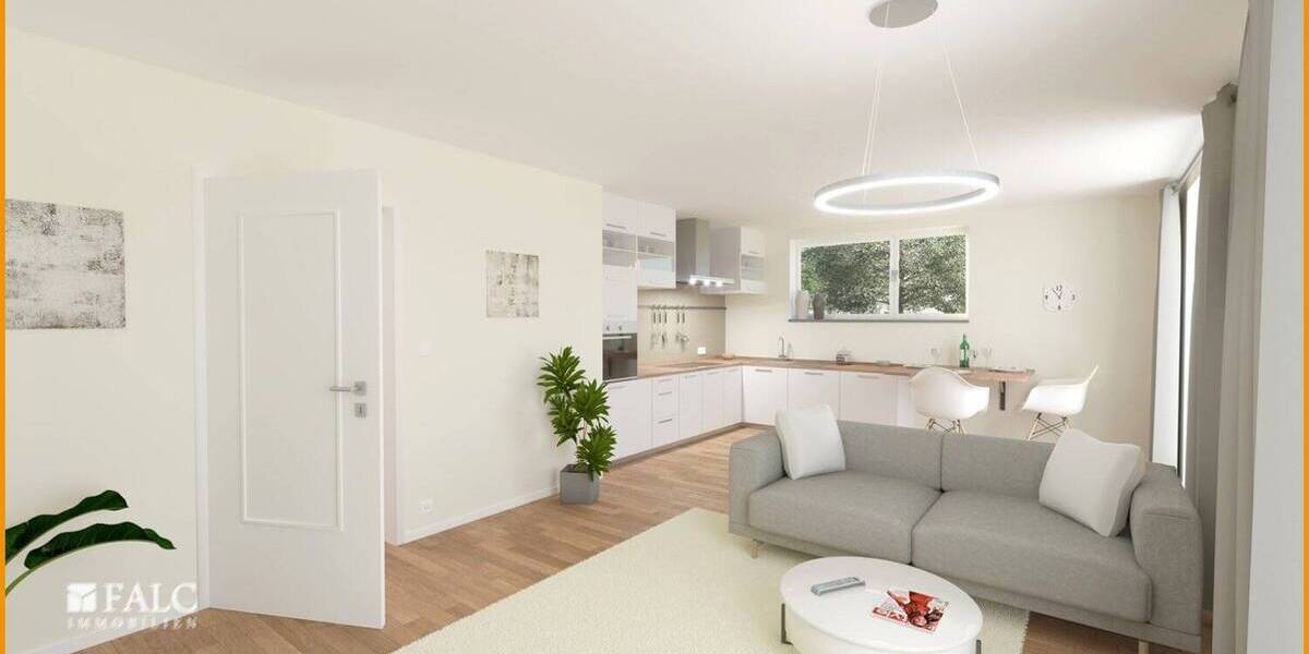 Etagenwohnung Aindling - 2 Zimmer, 64 m&sup2;, 359.800&euro; | Angebot:25742757