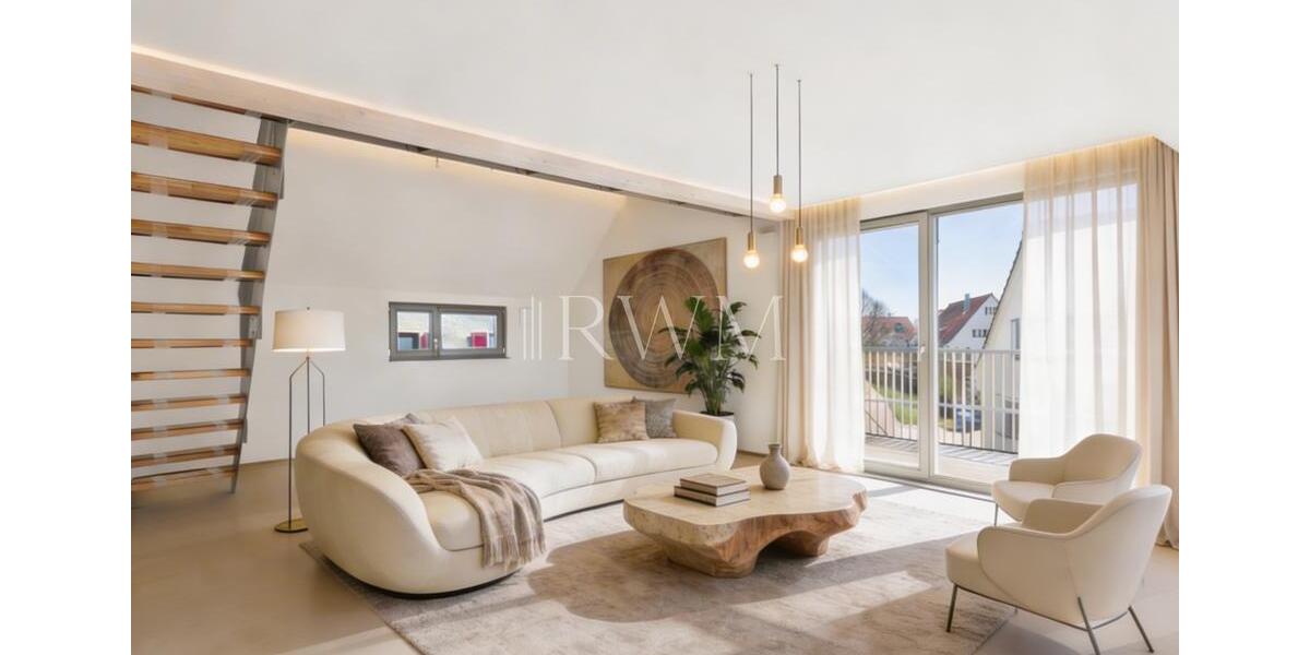 Dachgeschoßwohnung Rottenburg am Neckar - 2.5 Zimmer, 103 m&sup2;, 1.395&euro; | Angebot:26249347