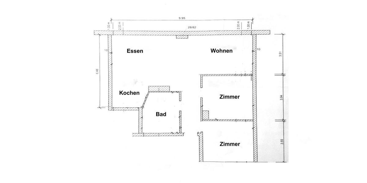 Dachgeschoßwohnung Frankfurt am Main Unterliederbach - 3.5 Zimmer, 74 m&sup2;, 1.240&euro; | Angebot:26611209