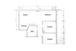 Dachgeschoßwohnung Frankfurt am Main Unterliederbach - 3.5 Zimmer, 74 m&sup2;, 1.240&euro; | Angebot:26611209