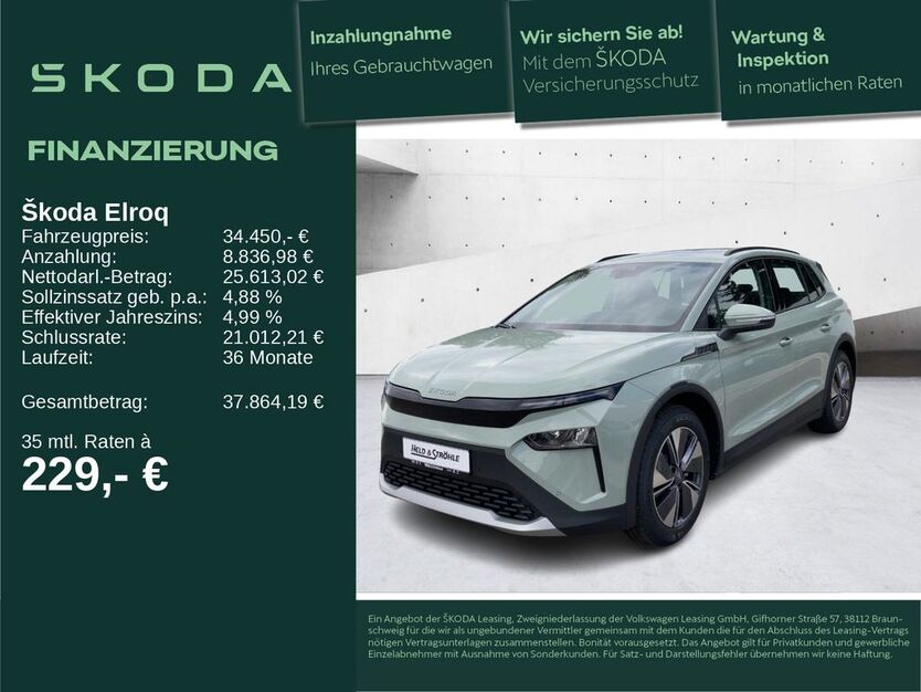 Skoda Elroq 4.001 km 34.450 € Neu-Ulm 89231