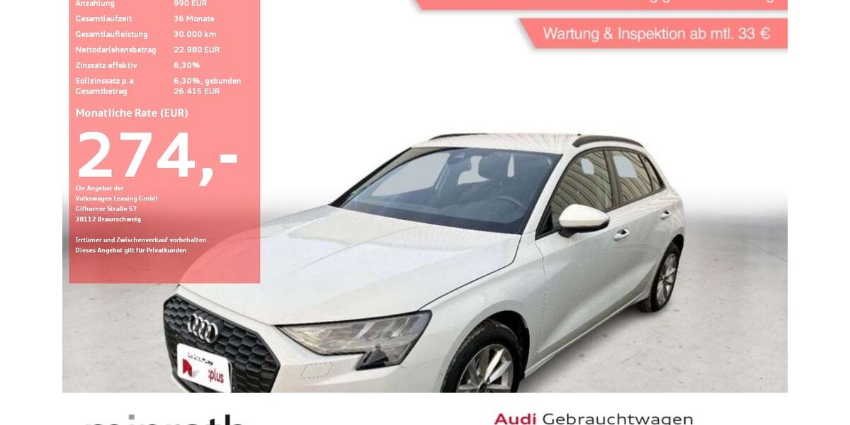 Audi A3 51.193 km 22.980 &euro; Moers-Hülsdonk 47441
