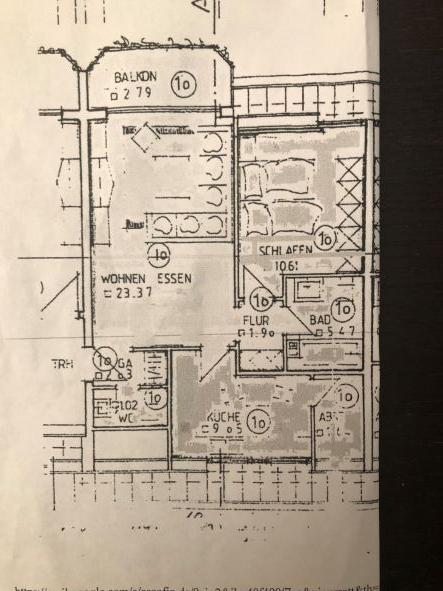 Dachgeschoßwohnung Nidda - 2 Zimmer, 56 m&sup2;, 139.000&euro; | Angebot:26587698