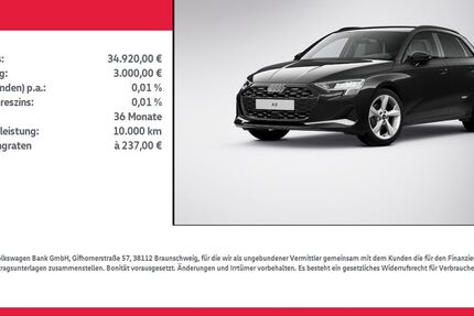 Audi A3 8.270 km 34.920 € Nordhausen 99734