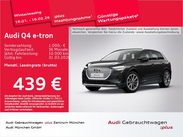 Audi Q4 e-tron 7.831 km 39.387 &euro; Eching 85386