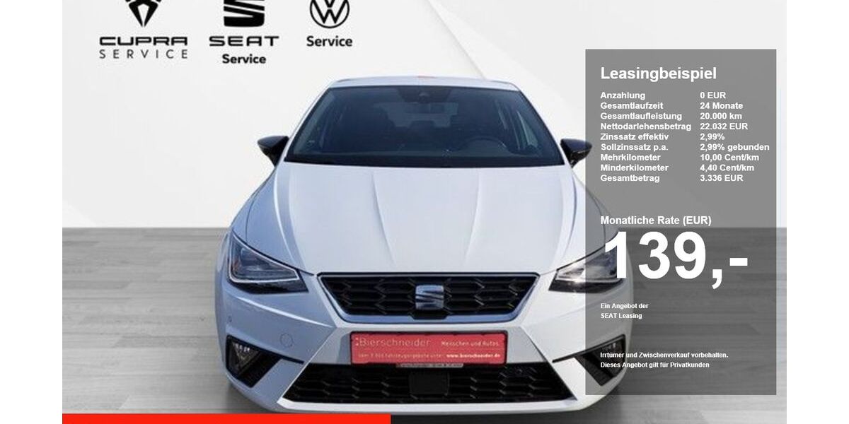 Seat Ibiza 24.577 km 22.999 &euro; Riedenburg 93339