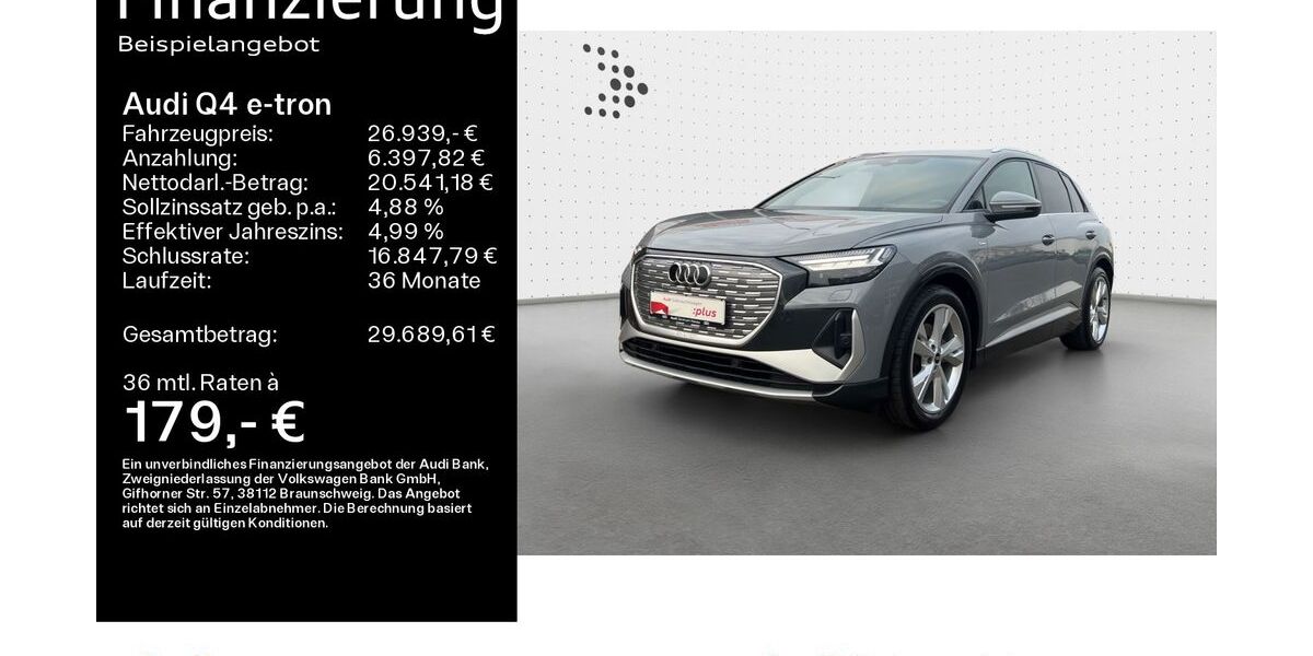 Audi Q4 e-tron 32.950 km 26.489 &euro; Hanau 63452