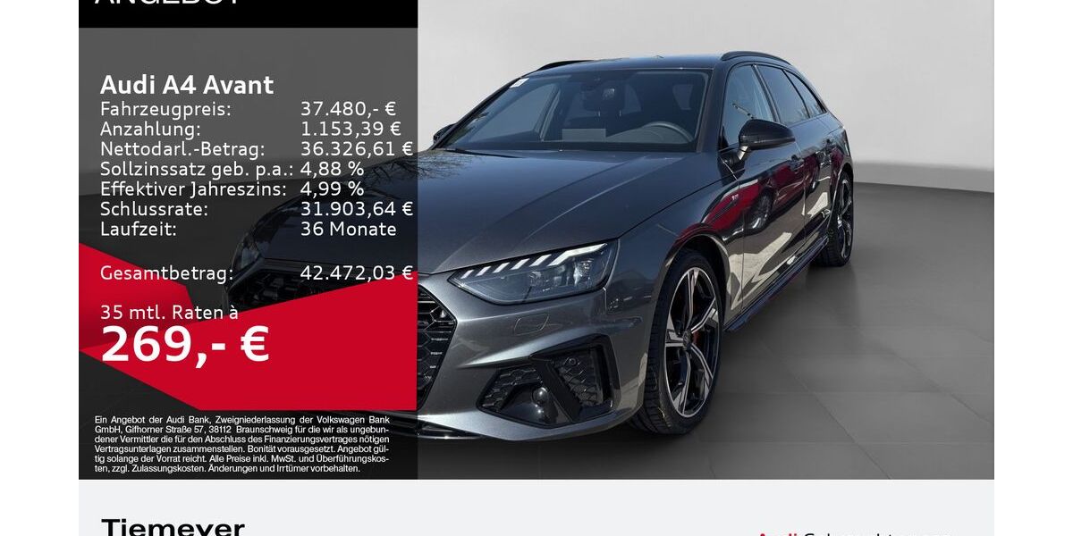 Audi A4 24.553 km 37.480 &euro; Oberhausen 46047