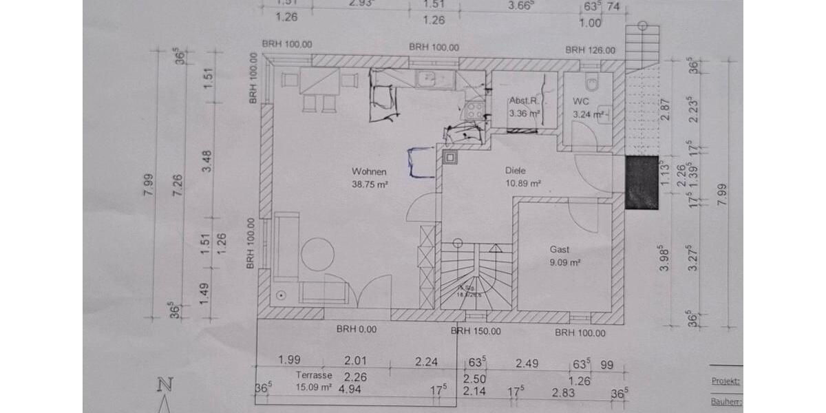 Einfamilienhaus 110 qm mit Ausbaumöglichkeit 3 zimmer