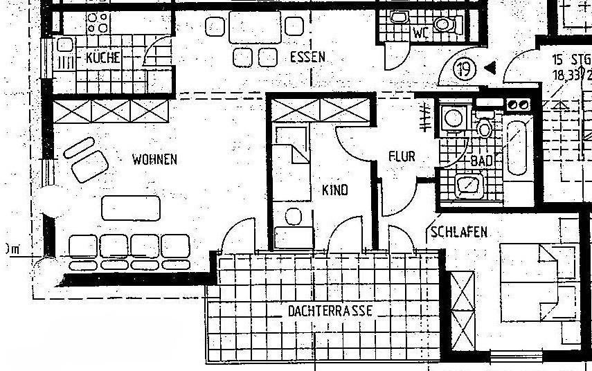 Dachgeschoßwohnung Kyritz - 3 Zimmer, 86 m&sup2;, 730&euro; | Angebot:25043468