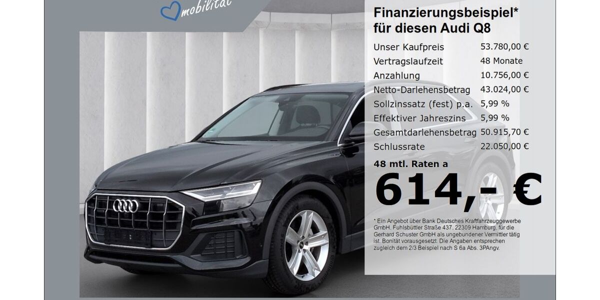 Audi Q8 35.248 km 53.280 &euro; Ruhstorf 94099