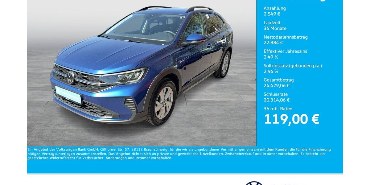 VW Taigo 5.445 km 25.244 &euro; Dortmund 44379