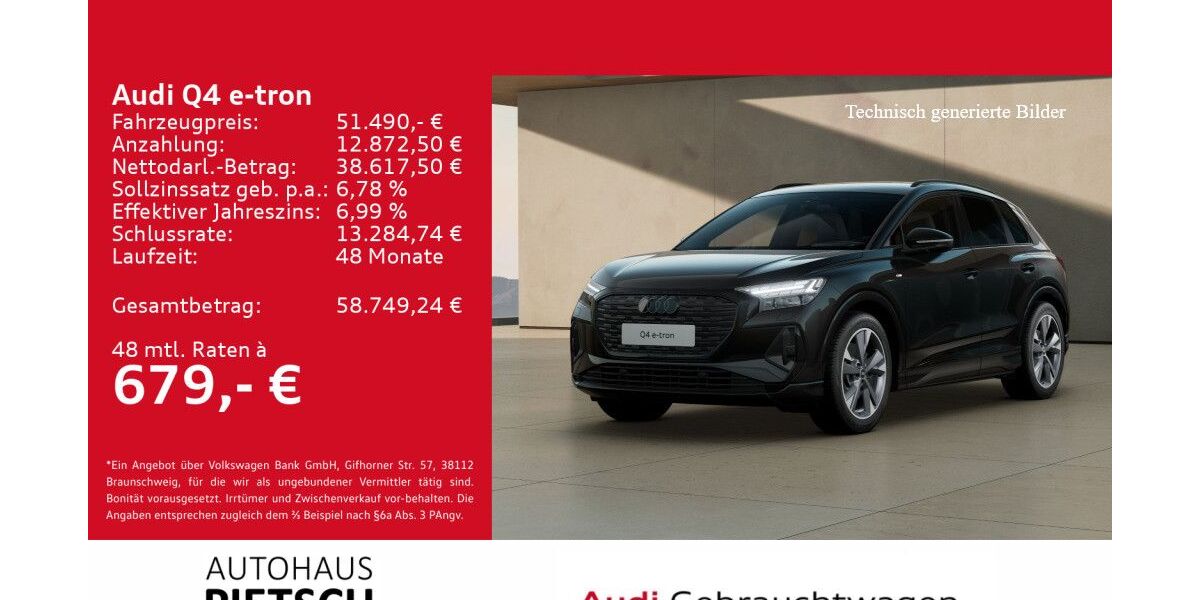 Audi Q4 e-tron 10.793 km 51.490 &euro; Melle 49324
