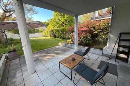 Furnished Apartment with Private Garden & near Forest in Prime Offenbach Location