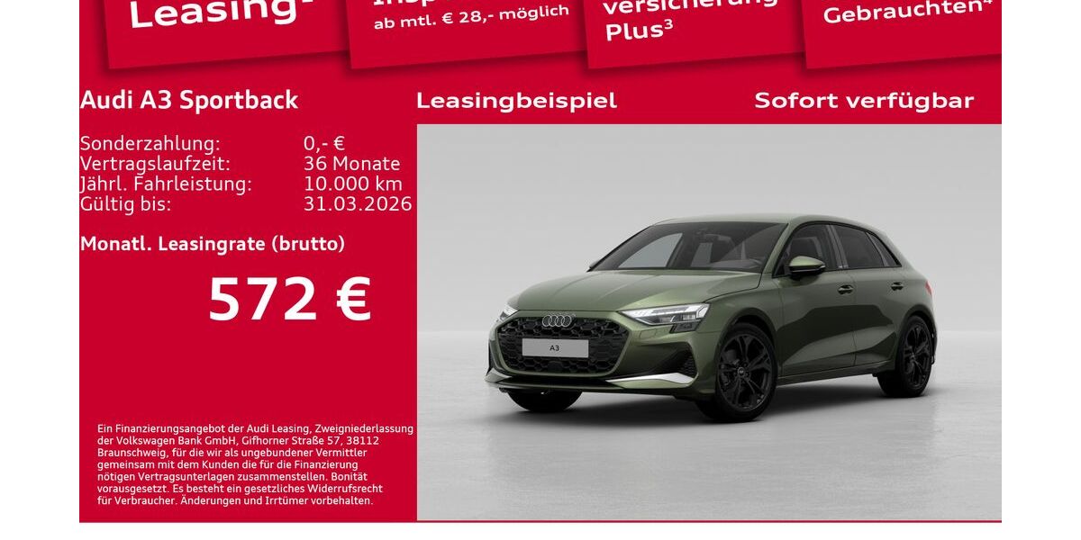 Audi A3 6.001 km 41.500 &euro; Berlin 12489