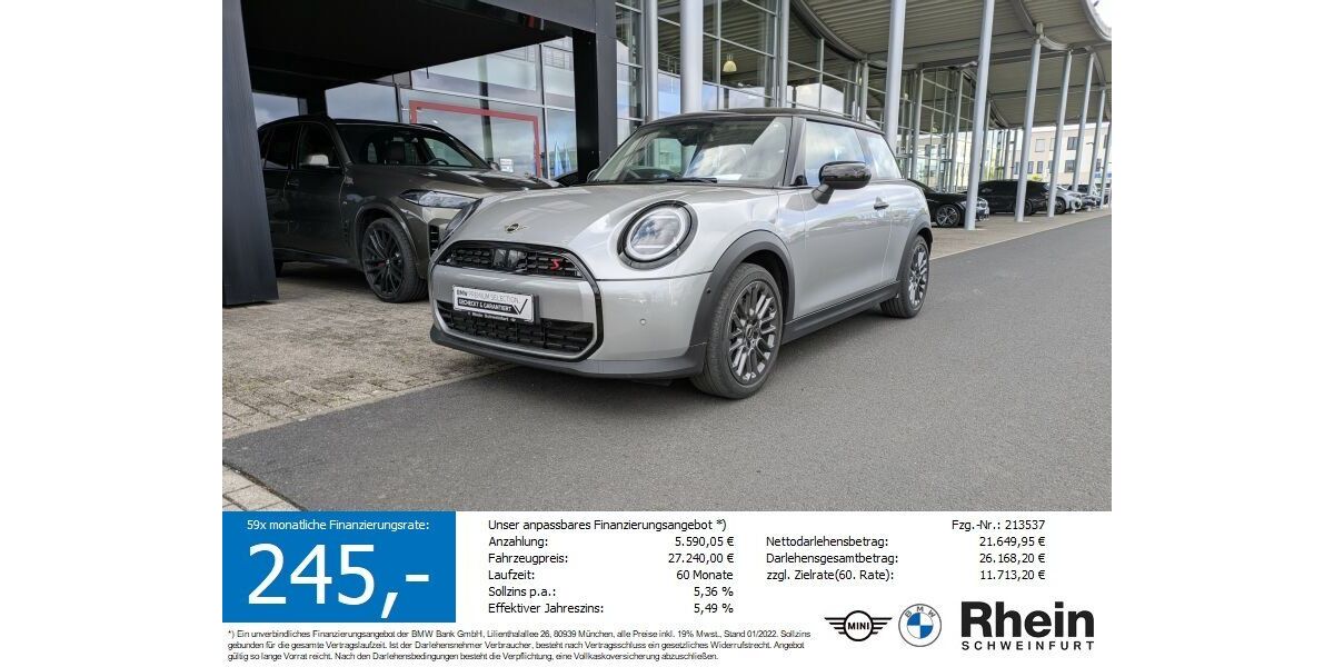 Mini Cooper S 18.769 km 26.790 &euro; Schweinfurt 97424
